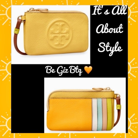 NWT Tory Burch Authentic Yellow Wallet At Awesome Prices To Buy Now - Picture 3 of 12